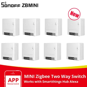 1/30PCS Itead SONOFF Zigbee 3.0 ZB MINI Smart Switch Dvi/2 Būdas APP Nuotolinio Valdymo Jungiklis Smart Home Dirba su SmartThings