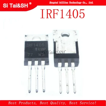 10vnt/daug IRF1405 TO-220 169A55V N-channel MOSFET, MOS vamzdis automobilių originalus autentiškas
