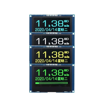 2.42 colių OLED Ekranas Modulis 128*64 LCD Ekranas SSD1309 Suderinama Su SSD1306 SPI Sąsaja Priekiniai 7 Pin