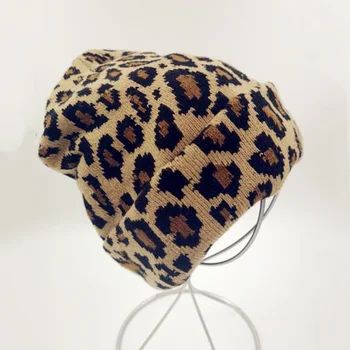 2019 Žiemos Moterys Leopard Kepuraitė Skrybėlės Karšto Pardavimo Šilčiau ponios 