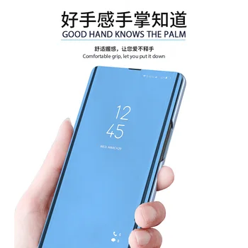 2023 Smart Veidrodis, Flip Case For Xiaomi Mi A2 Lite Atvejais Etui Odinis Telefono Dangtelis Xiaomi A2 MiA2 Lite A2Lite Magnetinio Atveju, Ca