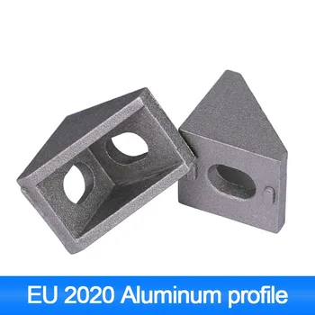 5/10/15/20Pcs T Tipo Kampe Laikiklis Detalės Kampas Kampas, skirtas Jungtis 2020 Aliuminio profiliai, 3D Spausdintuvų Priedai