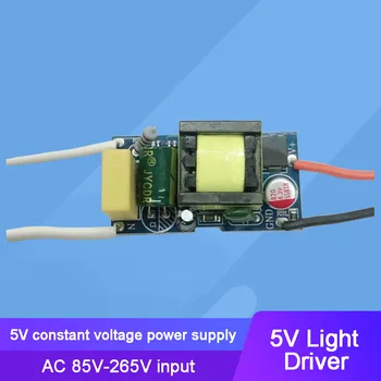 AC 85V-265V Nuolatinės Įtampos Maitinimo šaltinis LED Driver 5V LED Potvynių šviesos Lempos