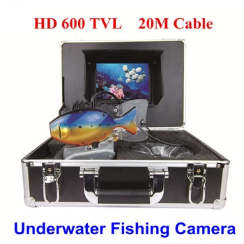 Atsparus vandeniui Povandeninė Vaizdo Kamera Su 2 Balti LED Žibintai 7inch skystųjų KRISTALŲ Ekranas atsparus Vandeniui Žvejybos Fotoaparatą Sistema, Su DVR