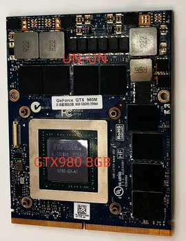 Aukštos kokybės gtx980m GTX 980M grafika kortelės N16E-GX-A1 8GB GDDR5 MXM for Dell 18 M18X R2, R3, R4 Alienware MSI, HP Clevo su X-Sup
