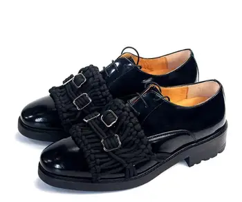 Aukštos viršų oficialų avalynė vyrams oxfords klasika juoda nėrinių natūralios odos vestuves batai, rankų darbo bateliai vyrai