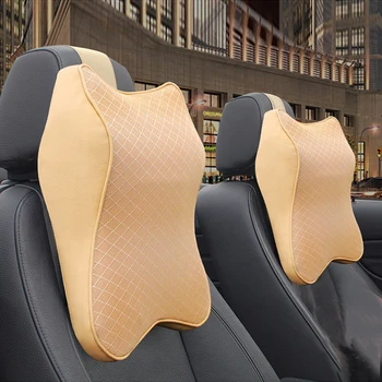 Automobilių Sėdynės Pagalvėlės Pagalvėlės 3D Atminties Putų Pagalvės Kaklo Parama Turėtojas Apima Automobilio Stilius Galvos ir Skausmo Kelionės Kvėpuojantis