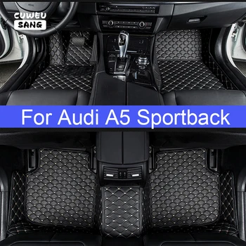 CUWEUSANG Custom Automobilių Kilimėliai Audi A5 Sportback 4 Durų Quattro Koja Coche Reikmenys, Auto Kilimai