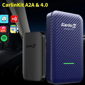 Carlinkit A2A 4.0 Laidinio Belaidžio CarPlay Adapteris didelį Duomenų Perdavimo Automobilio Multimedijos Grotuvas Aktyvatorius Plug and Play