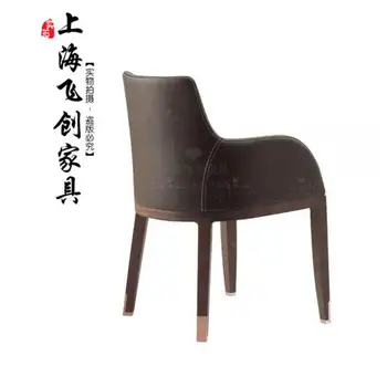 Custom Suaugusiųjų Oda Medžio Masyvo Valgomojo Kėdė Amerikos Šalyje, Stalai Kėdės Atlošas Modernaus Kavinė Laisvalaikio Kėdė Pardavimo Kėdę
