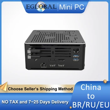 EGLOBAL Top Žaidimų Mini PC i9-9880H 8 Core 16 Temas Nuc Mini PC Win10 Pro HD-MI AC WiFi BT 4K Minipc Max 64GB DDR4