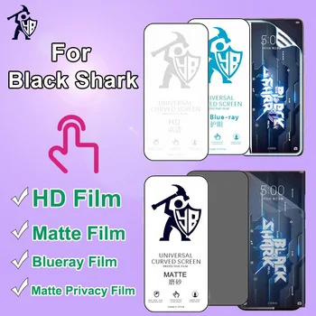 Hidrogelio Filmas Black Shark 5 4 3 2 1 Pro Pilnas draudimas Ekrano apsaugos Xiaomi Black Shark 5 RS TPU Apsauginiai Membranos