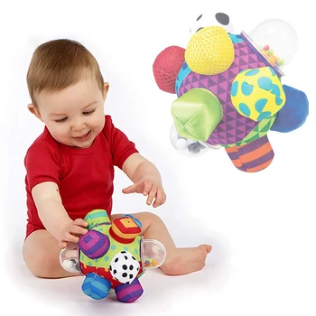 Lopšelio Jutimo Bell Žaislai, Pažinimo, Vystymosi Nelygus Kamuolys Barškučių Naujagimių Smegenų Vystymuisi Žaislas Vaikams, Kūdikiams, Naujagimiams, Dovana