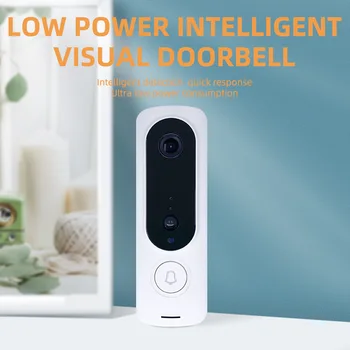 Naujas Atvykimo Belaidžio WiFi Vaizdo Doorbell 1080P Smart Home Video Duris Telefono Kamera IP Viedo Ryšio Prieigos Kontrolės Sistema