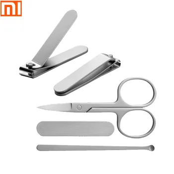 Originalus Xiaomi Mijia nagų clipper / penki-piece set / grožio žirklės. / ausis šaukštas / nagų polisher / magnetiniai absorbcijos nano box