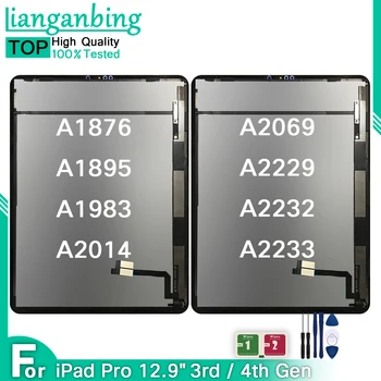 Originalus iPad Pro 12.9 3rd Gen A1876 A1895 A2014 A1983/4th Gen A2229 A2069 A2232 A2233 LCD Ekranas Jutiklinis Ekranas Pakeitimo
