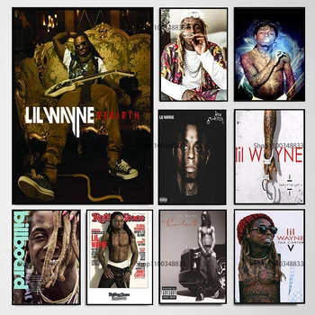 Reperis Lil Wayne Serijos Tha Carter V Albumo Viršelio Drobės Tapybos Sienos Menas Nuotraukas Miegamųjų Namo Apdaila Gerbėjai Rinkti Meno Kūrinius