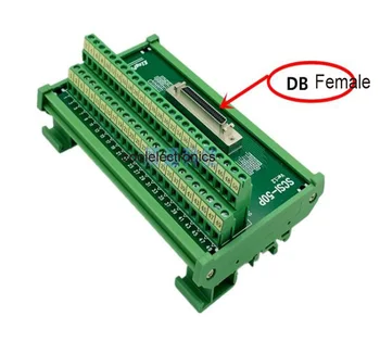 SCSI50 SCSI 50 Pin DB Moterų Blokuoti Breakout Terminalo Valdybos Adapteris Jungtis