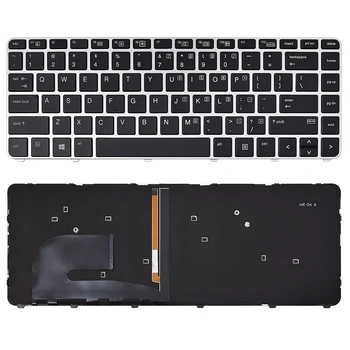Senmoer Pakeitimo Naują MUS Klaviatūra su foniniu Apšvietimu, be Žymiklį HP EliteBook 745 G3 745 G4 840 G3 840 G4.ZBook 14u G4