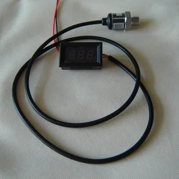 Skaitmeninis slėgio matuoklis Mažas skydas montuojamas slėgio matuoklis Accu pneumatinės šoko skaitmeninis slėgis