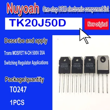 TK20J50D K20J50D visiškai naujas originalus vietoje keitiklio dažniausiai naudojamas lauko tranzistoriaus 20A50V Perjungimo Reguliatorius Programos