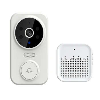 Tu-ya Smart Video Doorbell Belaidžio HD Kamera PIR Judesio Aptikimo IR Signalizacijos Saugumo Durys Bell 