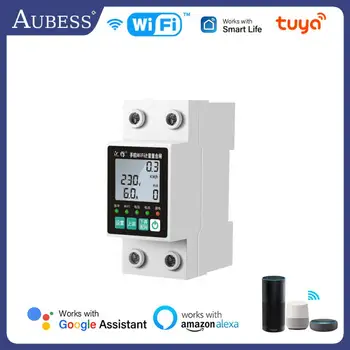 Tuay WiFi 63A Smart Metering Nuotėkio Apsaugoti Smartlife App 