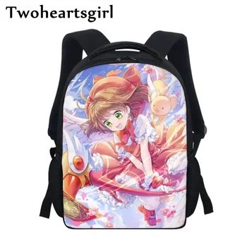 Twoheartsgirl Anime Cardcaptor Sakura Kuprinės Vaikams Ikimokyklinio Mini Mokyklos Krepšiai Darželį, Vėl į Mokyklą Infantil Kuprinės