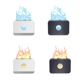 USB eterinis Aliejus Difuzoriaus w/ Flame Aromato Difuzorius Ultragarsinis Oro Drėkintuvas Dropshipping