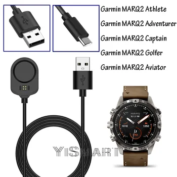 USB Įkrovimo Kabelis Garmin MARQ 2 Tipas-C Įkroviklio Lopšys Dokas Apmokestinimo Bazę Smart Watch Priedai