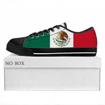 meksikos Vėliava Mažai Top Aukštos Kokybės Sportbačiai Vyrai Moterų Paauglys Drobės Sneaker meksika Prode Atsitiktinis Pora Batų Užsakymą Batų