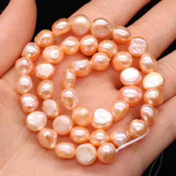 Bauda Gėlavandenių Perlų Karoliukai, Aukštos Kokybės Natūralių Perlų Papuošalai Priėmimo 