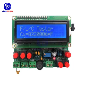 Solderless Daugiafunkcinis LCD1602 Ohmmeter Talpą, Induktyvumą, Dažnio Testeris, Matuoklis Žoliapjovės Potenciometras 
